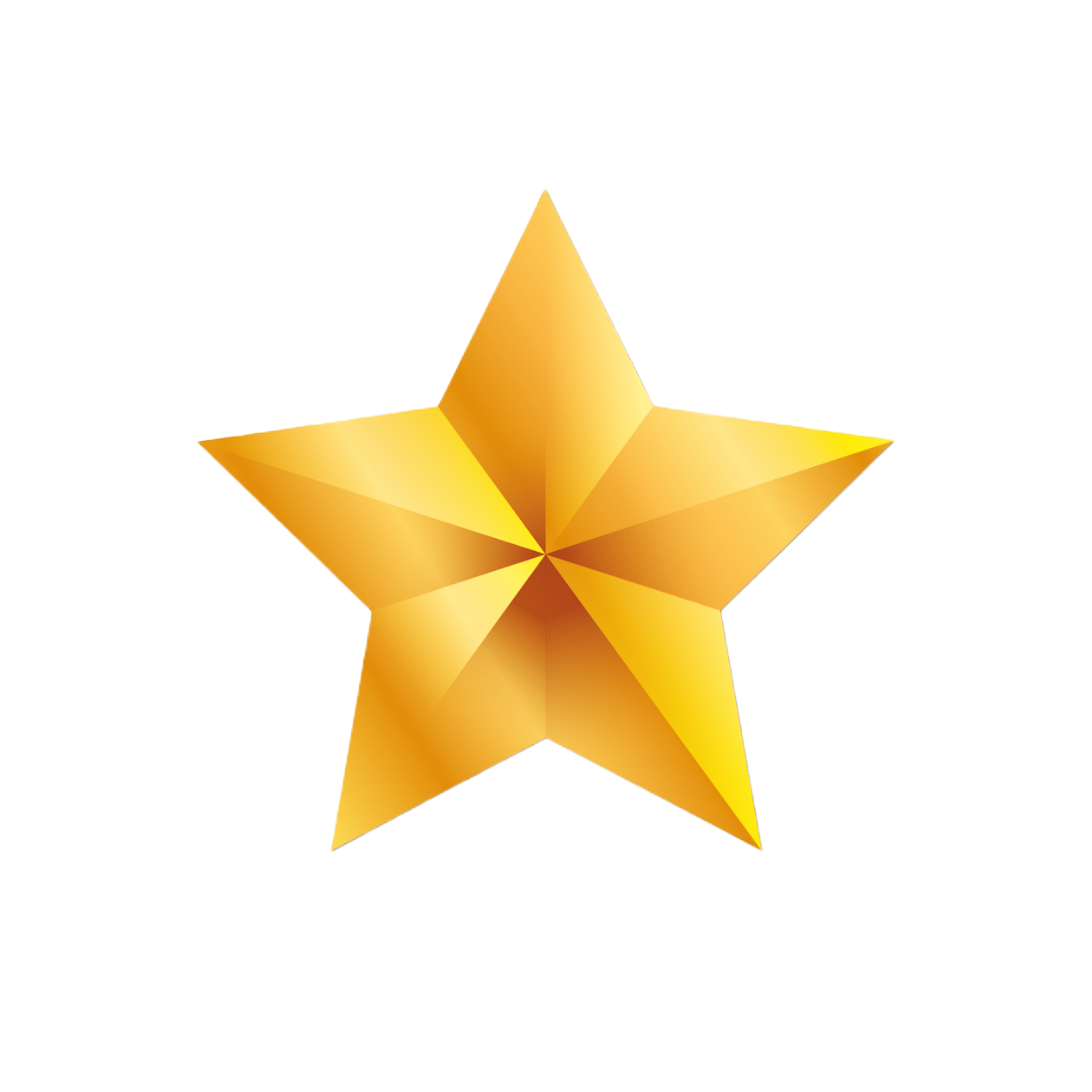 Yellow star png images 