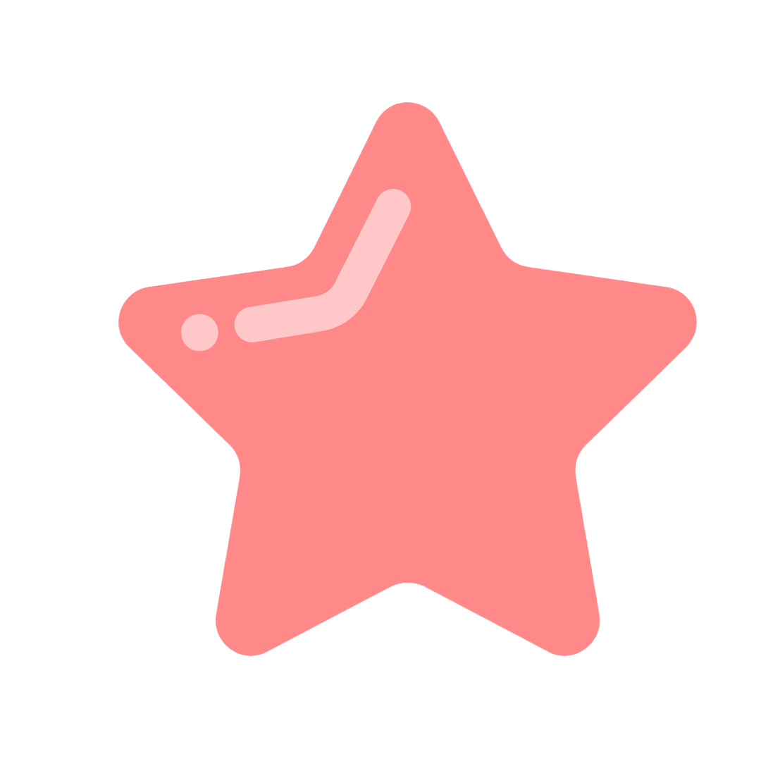 Pink star png 