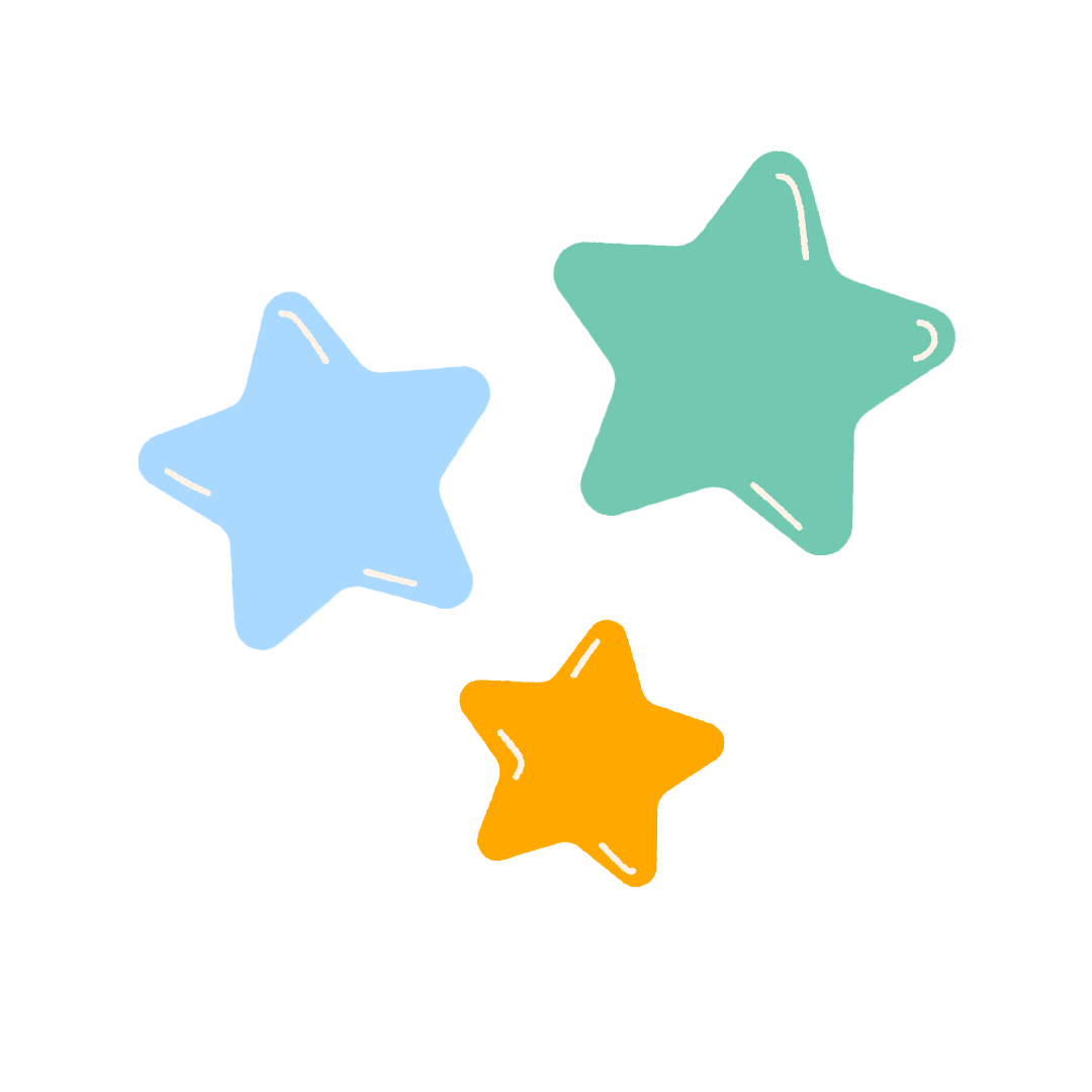 Star png multicolored 